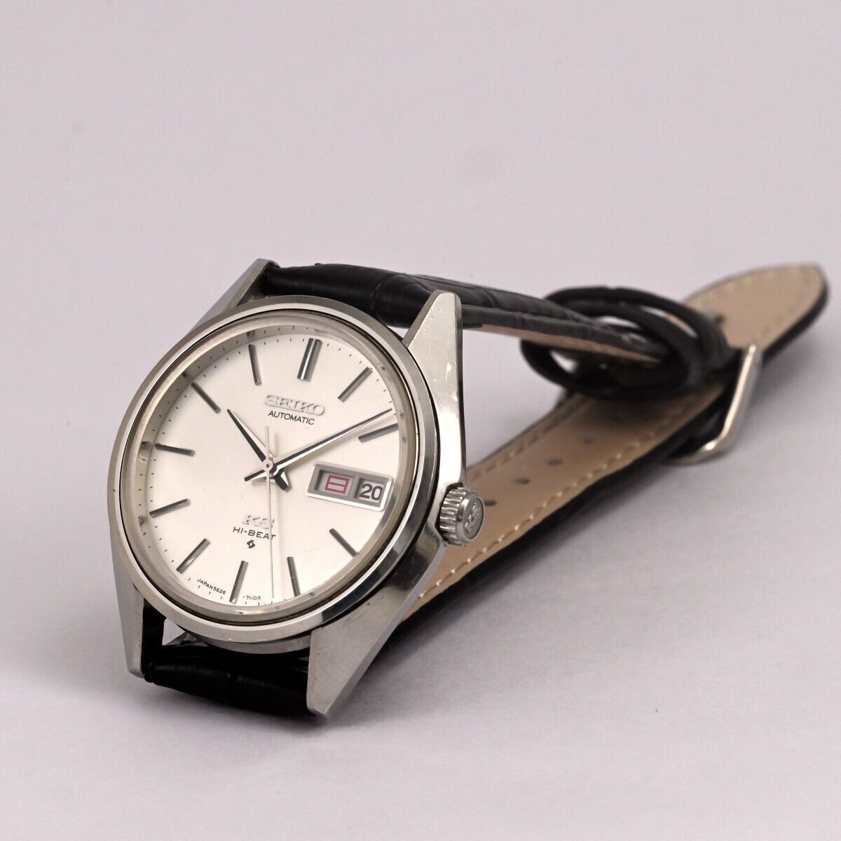 限定製作】 Automatic Dial Silver 35mm HI-BEAT キングセイコー SEIKO