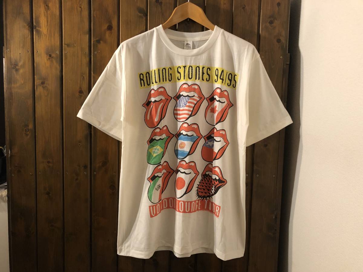 新品●ローリングストーンズ　VOODOO LOUNGE WORLD TOUR 94/95　ビンテージスタイル　Tシャツ［XL］●ロックバンド/ROLLING STONES_画像1