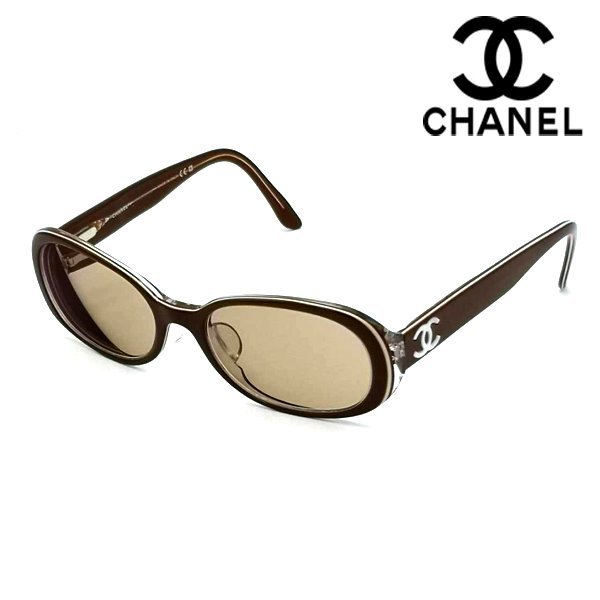 CHANEL/ Chanel times entering sunglasses I wear 3121-H C.951 52*17 135 brown group 
