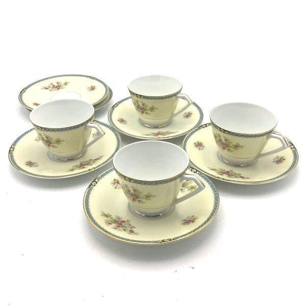 【限定特価】 Noritakeノリタケ カップ&ソーサー 4客セット 花柄 NIPPN TOKI KAISHA 食器 コーヒーカップ ノリタケ 【限定特価】 Noritakeノリタケ カップ&ソーサー 4客セット 花柄 NIPPN TOKI KAISHA 食器 コーヒーカップ ノリタケ