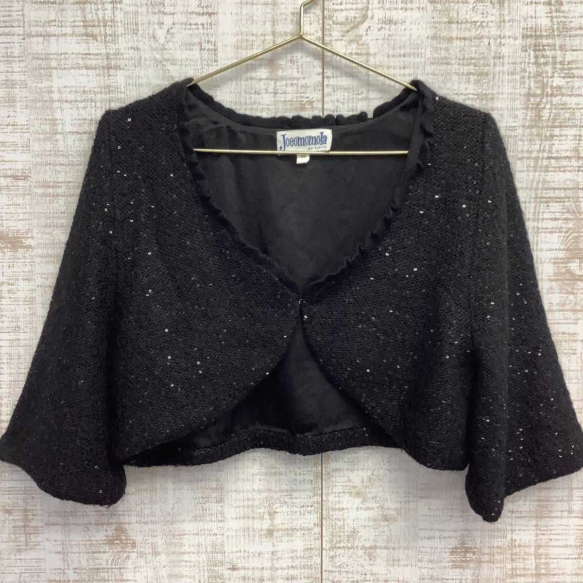 A411*Jocomomola | Jocomomola Sybilla cardigan black color beautiful goods size 40(L)