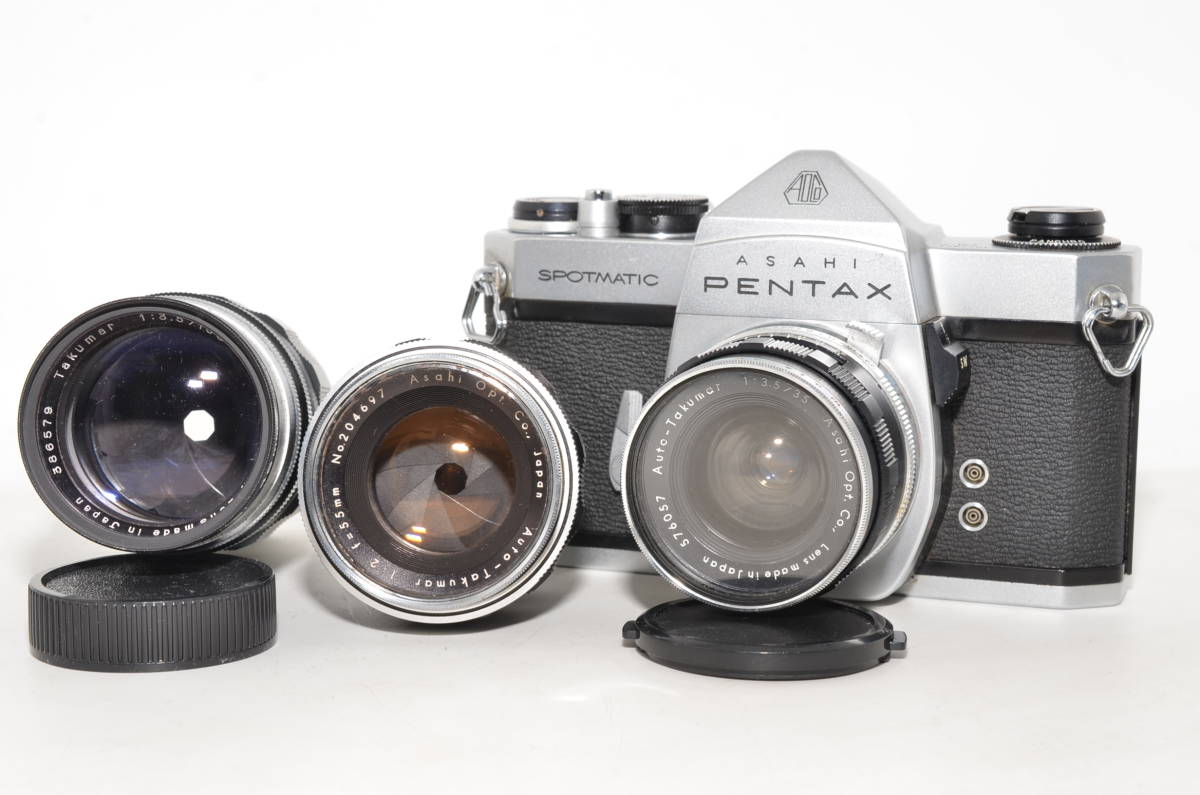 得価2023 PENTAX ペンタックス ASAHI SPOTMATIC SP ボディ シルバー