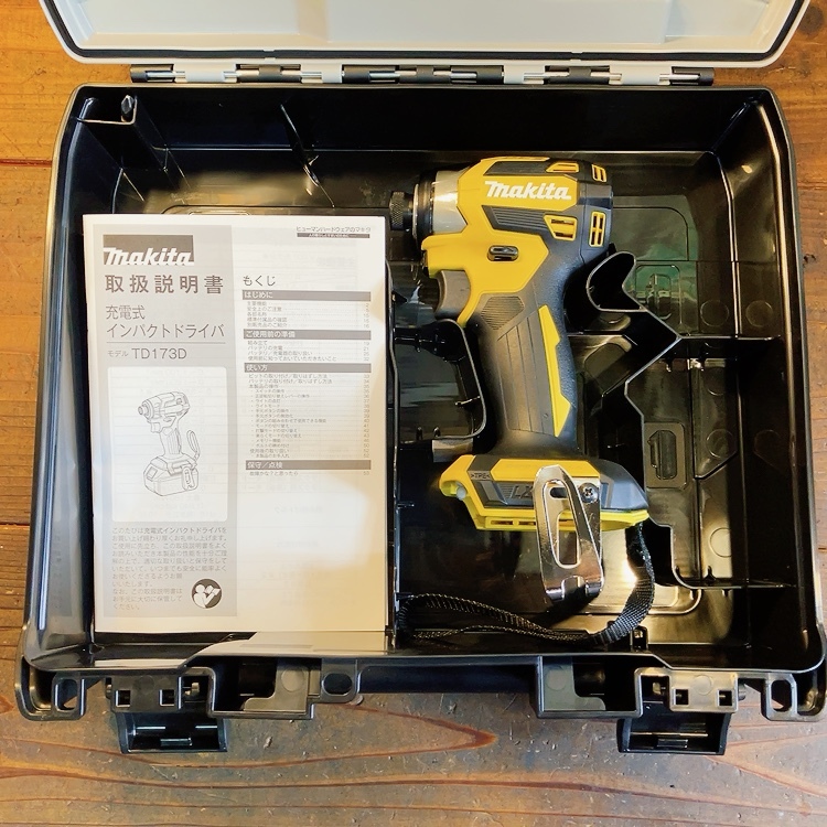 送料無料 未使用 makita マキタ TD173DZ イエロー 18V 充電式