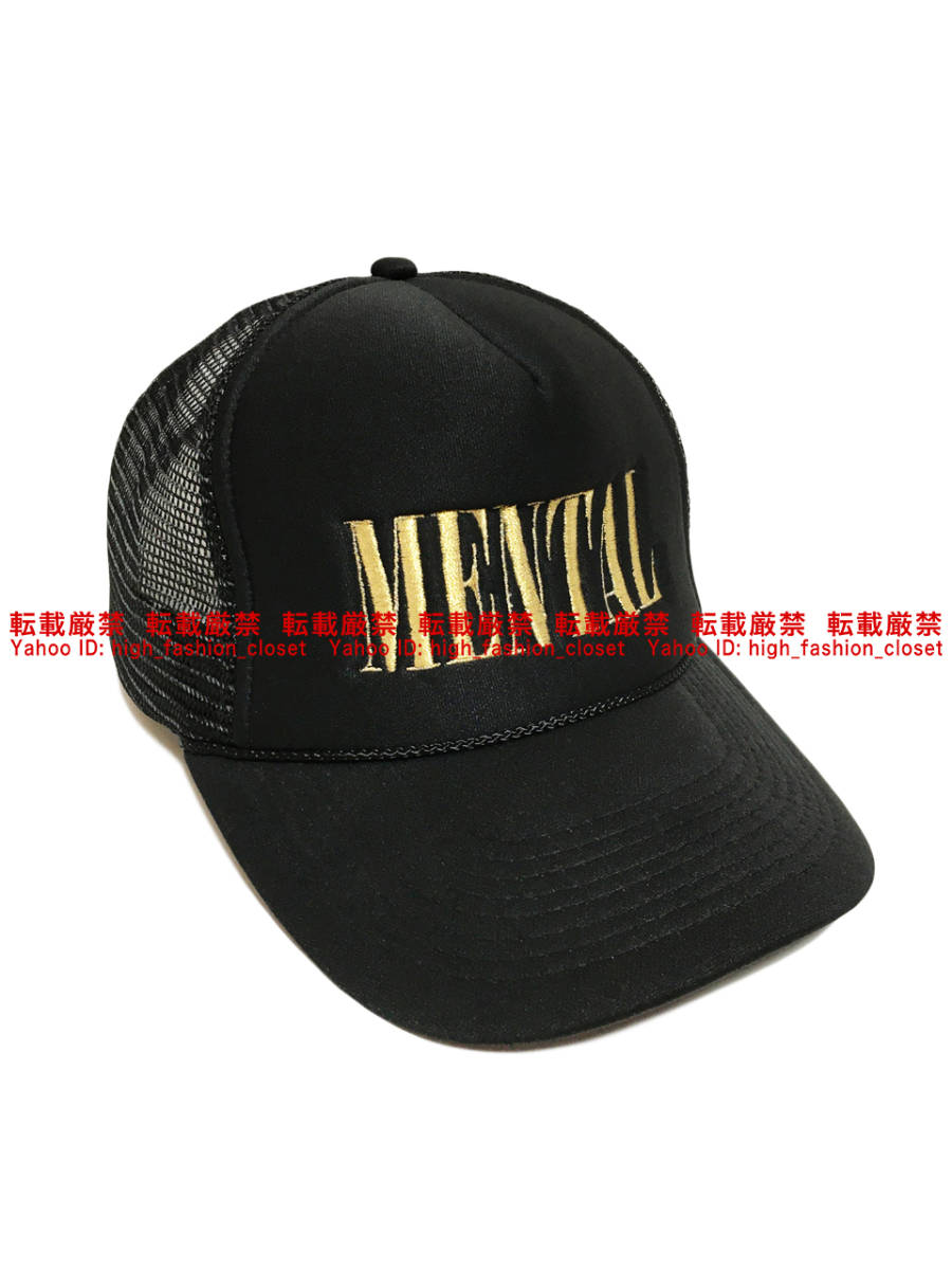美品 清春着 MENTAL EMBROIDERY MESH CAP メッシュ キャップ 美品 清春着 MENTAL EMBROIDERY MESH CAP メッシュ キャップ