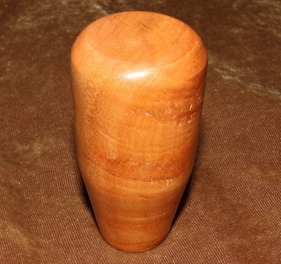 木製シフトノブ(材質：けやき）10ｘ1.5mm（PE-39.4D77.8L)