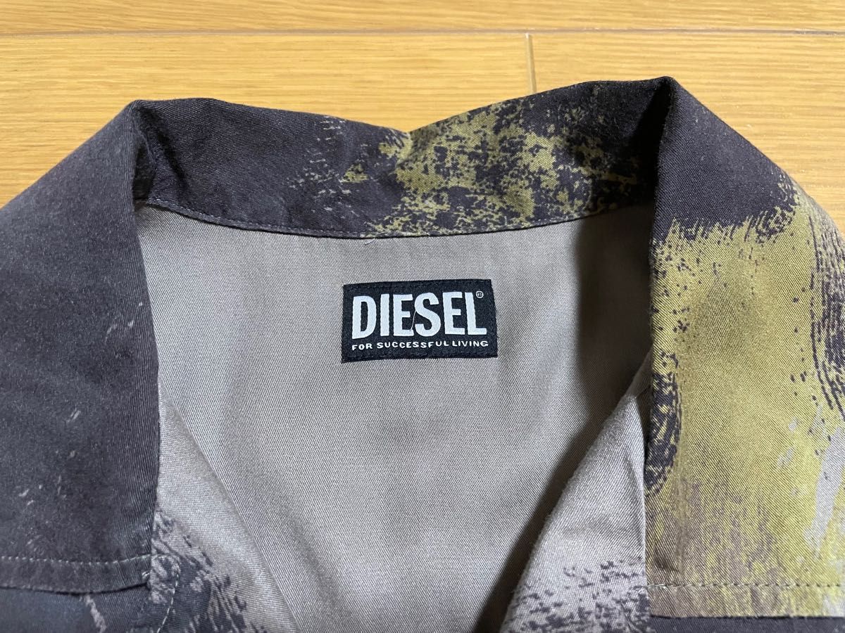 美品　DIESELディーゼル　リヨセルシャツ