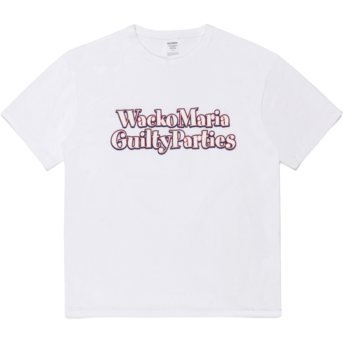 WACKOMARIA WASHED HEAVY WEIGHT CREW NECK T-SHIRT TYPE-1 ワコマリア アロハ シャツ TEE Tシャツ 攻殻機動隊 バスキア TUPAC WHT XXL