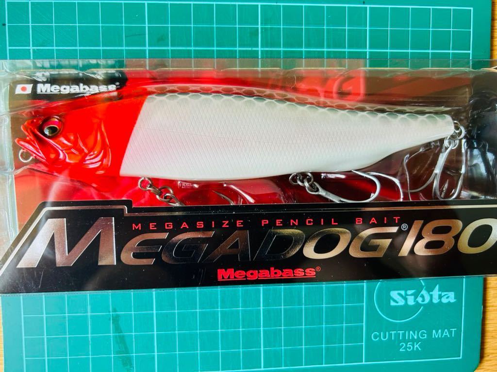 MEGADOG 180 メガドッグ Megabass メガバス HOURAKU R/H ホウラクレッドヘッド スペシャルカラー