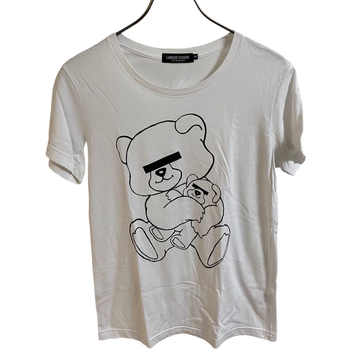 アンダーカバー UNDERCOVER 目隠し ベアー Tシャツ 白×黒 メンズ アンダーカバー UNDERCOVER 目隠し ベアー Tシャツ 白×黒 メンズ