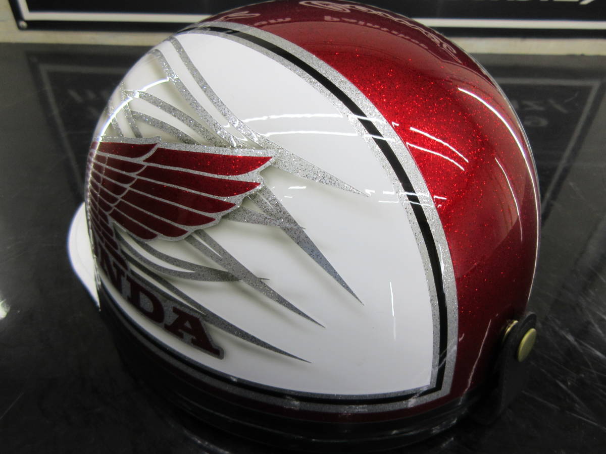 送料込 カスタムコルク半 ホンダ ファイヤー 赤白黒ラメ 最安値080