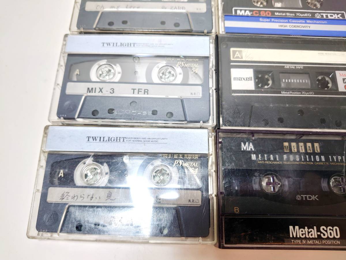 C60 録音済み 中古 メタルテープ 17本セット メタル カセット テープ