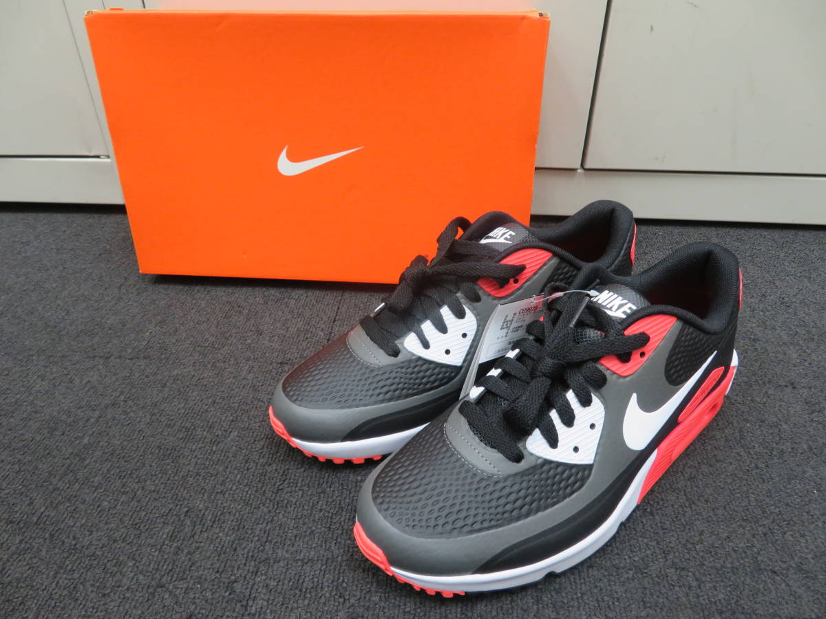 *070391 NIKE GOLF Nike Golf CU9978-010 AIR MAX 90G golf shoes black group 25.5cm 0*