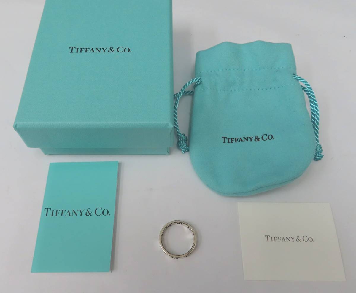 #70906 美品 Tiffany&Co. ピアスド アトラス リング SILVER925 シルバー 約11号