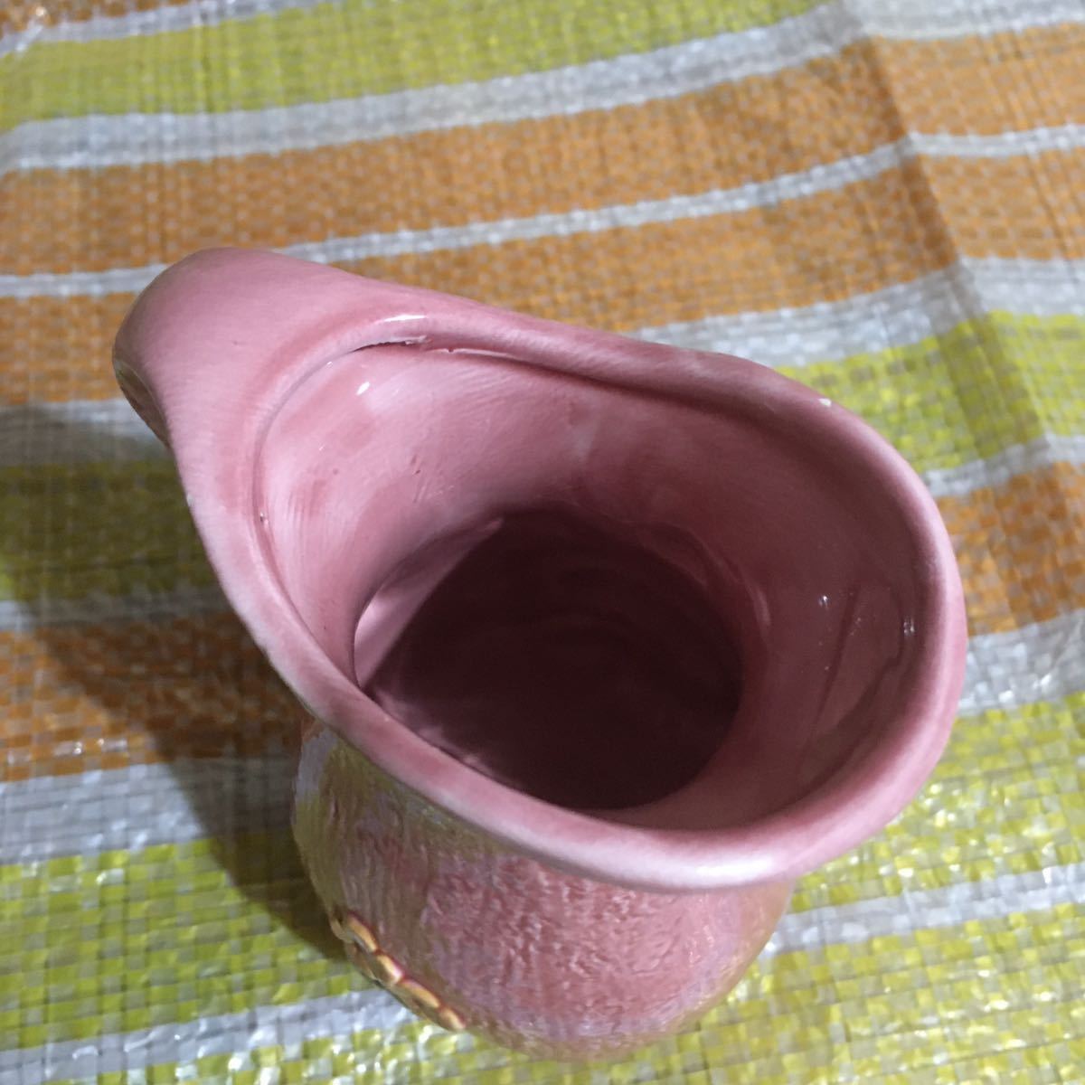 KOTOBUKI コトブキ☆ファンシー 陶器 ミルク ピッチャー☆昭和レトロの画像4