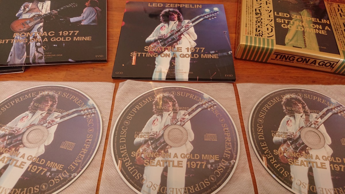 美麗ジャケット！☆EMPRESS VALLEY☆ Led Zeppelin “ZEP SITTING ON A GOLD MINE”(9CD）_画像7