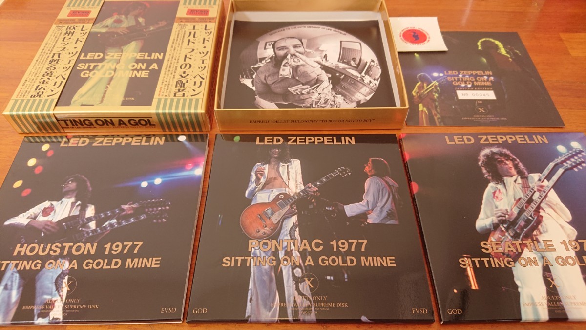 美麗ジャケット！☆EMPRESS VALLEY☆ Led Zeppelin “ZEP SITTING ON A GOLD MINE”(9CD）_画像9