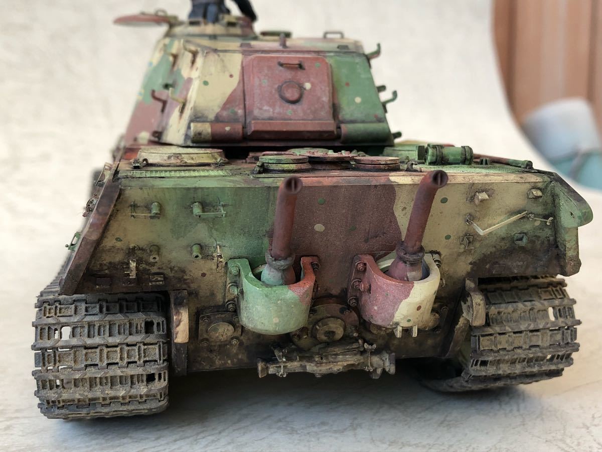 Tamiya 1/35 King Tiger成品 原文:タミヤ 1/35 キングタイガー 完成品