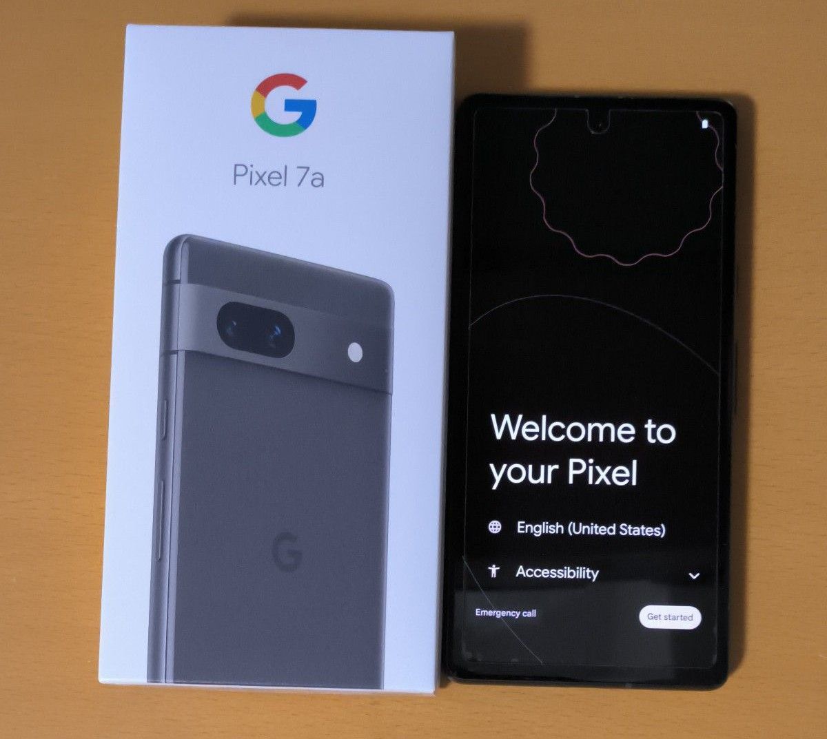 ほぼ未使用 Google Pixel 7a Charcoal チャコール 128GB SIMフリー