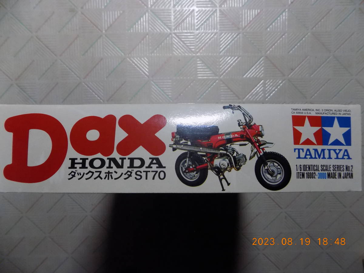 Dax Honda EXPORT 70 （TAMIYA 1/6 Motor Cycle BIG SCALE No.2 16002