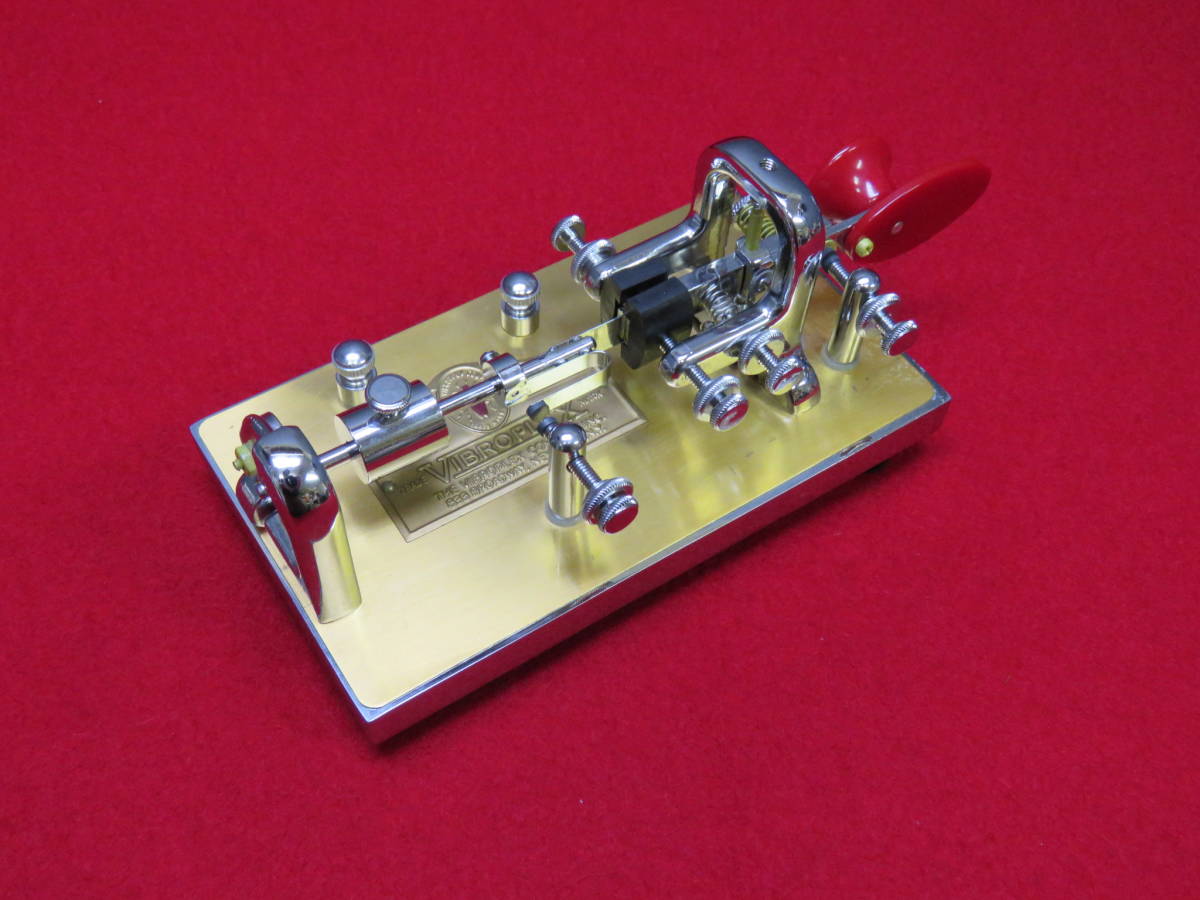 ○(10)VIBROPLEX バイブロプレックス 電鍵 パドル モールス信号