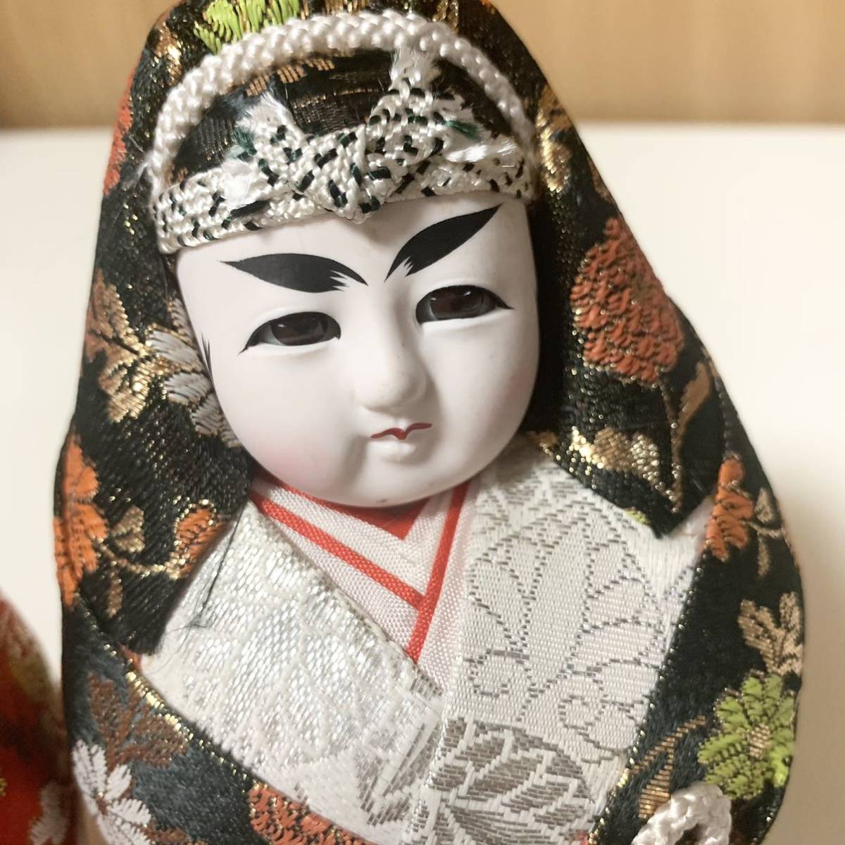 * anonymity delivery ... Showa Retro miscellaneous goods . earth toy Japanese doll doll hinaningyo large inside paint hinaningyou tradition industrial arts Hinamatsuri rare rare period thing 