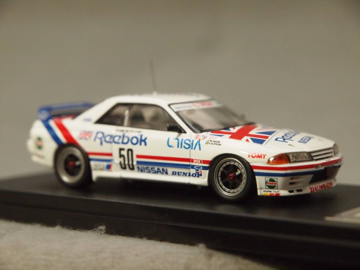 リーボック スカイライン Reebok Skyline (R32) 1991年 JTC鈴鹿 #50 長谷見昌弘/アンデルス・オロフソン hpi 1/43 8607 _画像5