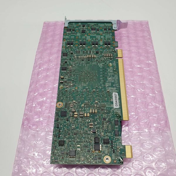 @T0463 秋葉原万世鯖本舗 Cisco UCSC-PCIE-C25Q-04 V01 4ポート 10/25GB SFP28 PCIE インタフェースカード ロープロファイル_画像2