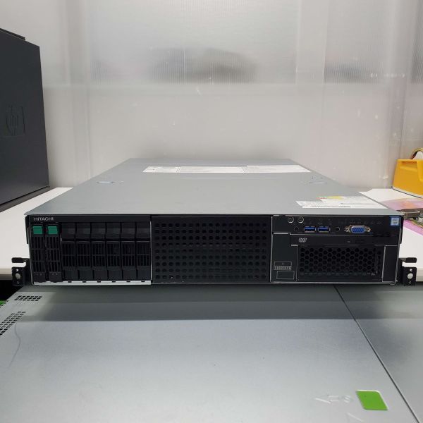 @T0524 Hitachi HA8000/RS220 AN1 Xeon E5-2620 V3×2/12コア24スレ/DDR4-Mem-128G/HDD300GBx2-RAID1/DVD/電源×2