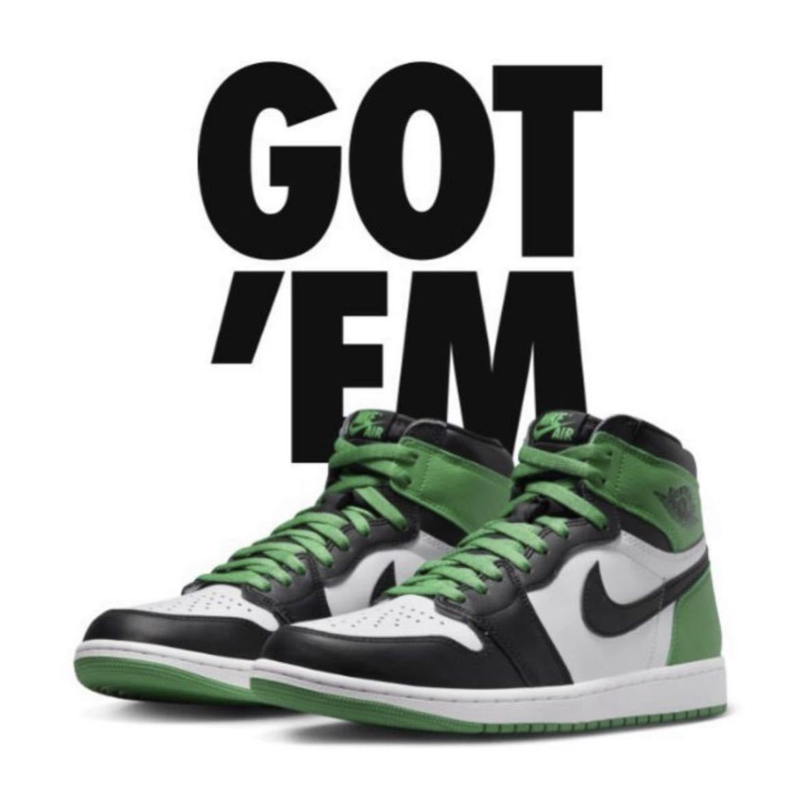 27.5cm Nike Air Jordan 1 Retro High OG Celtics Lucky Green ナイキエアジョーダン1 レトロ ハイ