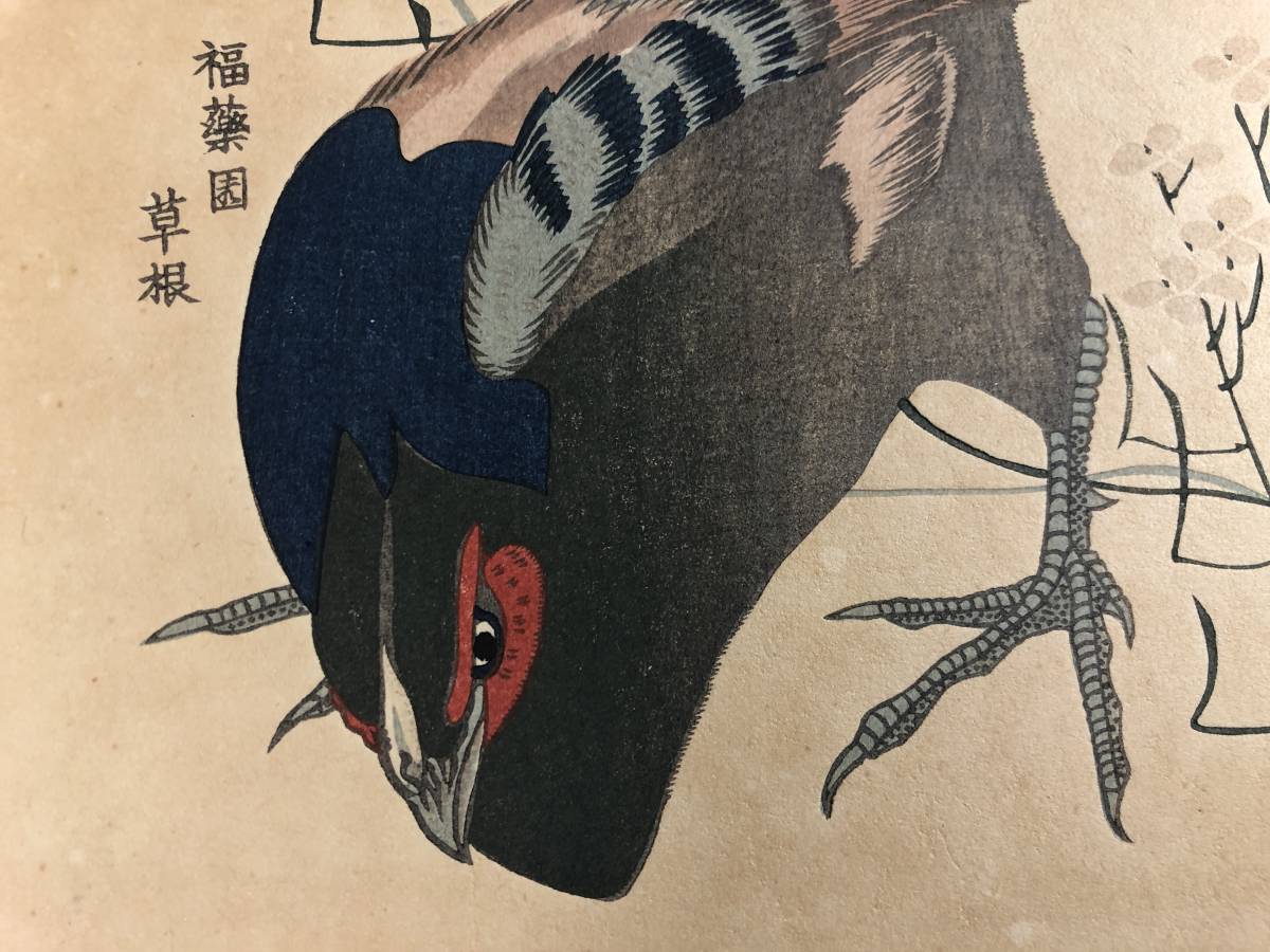 種類豊富な品揃え 1799魚屋北渓/画 北斎/門人 彩色木版画 風俗 3□雉□ 摺物 狂歌 和書