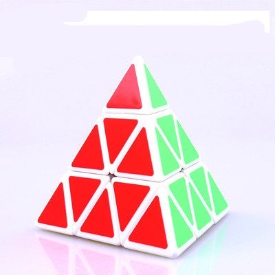  special. puzzle Pyramidcube Magic Speed Cube pyramidc white SN1