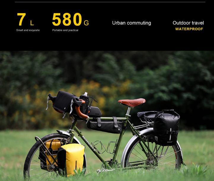 【2色より】ラインストーン-マウンテンバイクやロードバイク用の防水バッグ,多機能バックパック,7-10L