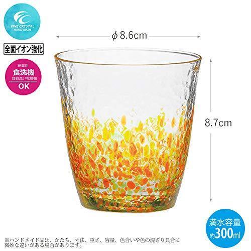 ロックグラス 水の彩 オンザロック 陽の彩 食洗機対応 日本製★NO223-4_画像3