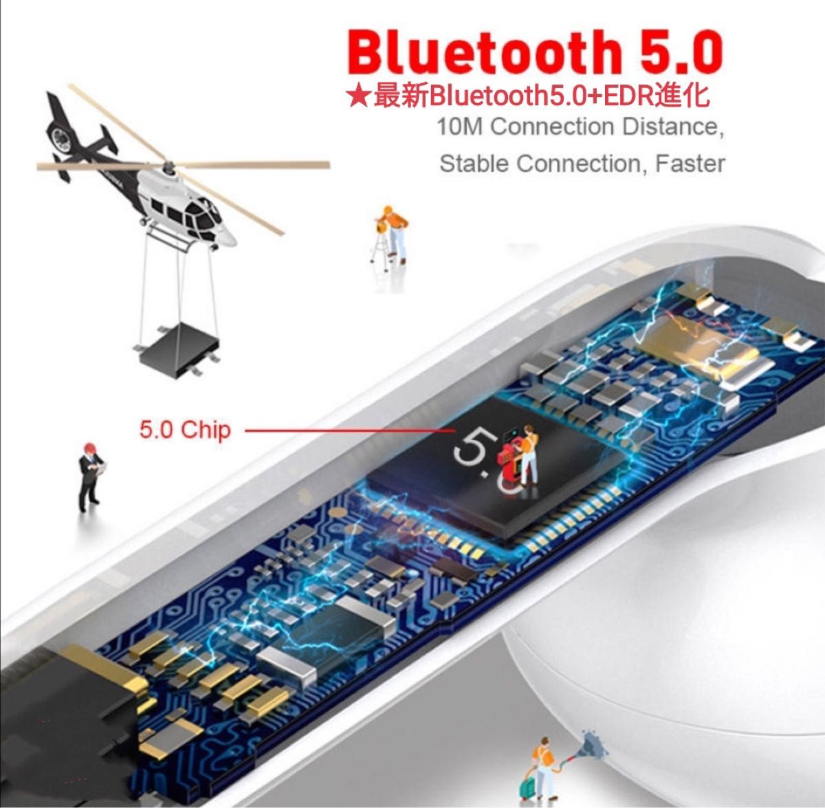 ★2023最新版★LB-8 Bluetooth5.0高音質進化ワイヤレスイヤホン ワイヤレスイヤホン Bluetooth 自動