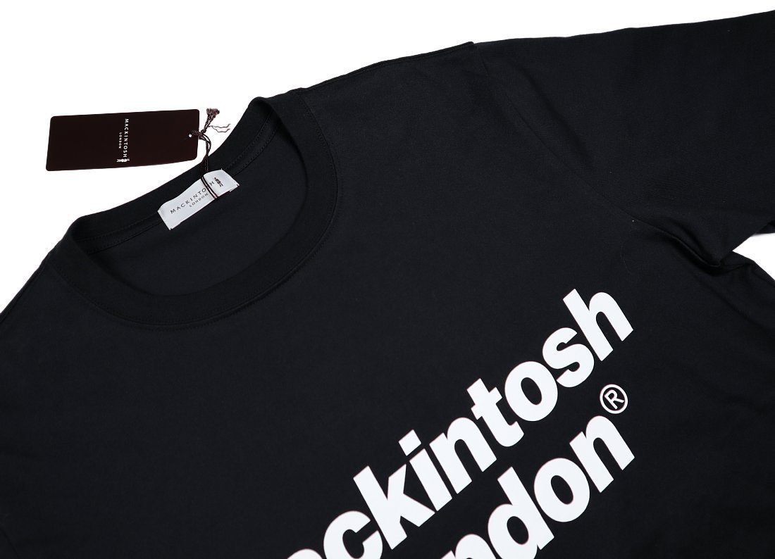 [ MACKINTOSH LONDON / Macintosh London ] жакет тоже Match делать, сверху товар бренд Logo принт. черный футболка M