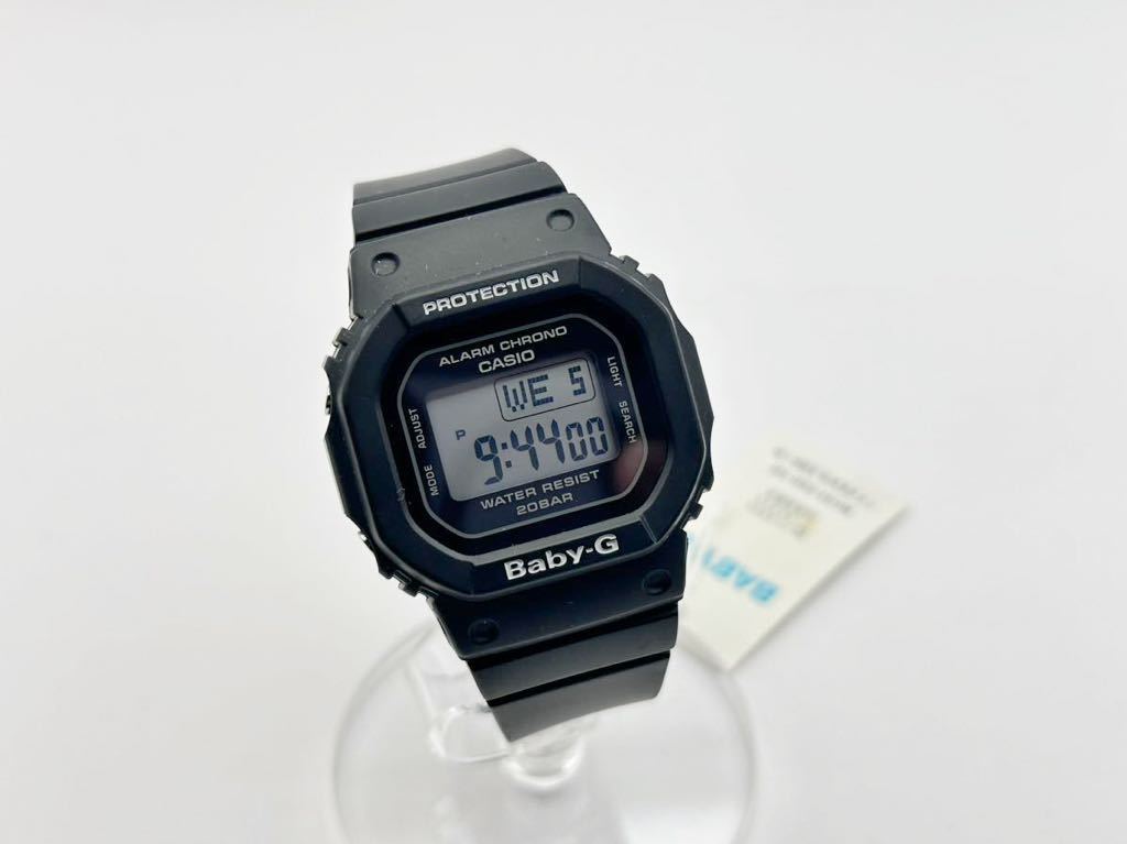 5-38 未使用 国内 CASIO G-SHOCK カシオ GショックBaby-G ベイビーG BGD-560-1JF ブラック デジタル 腕時計_画像2