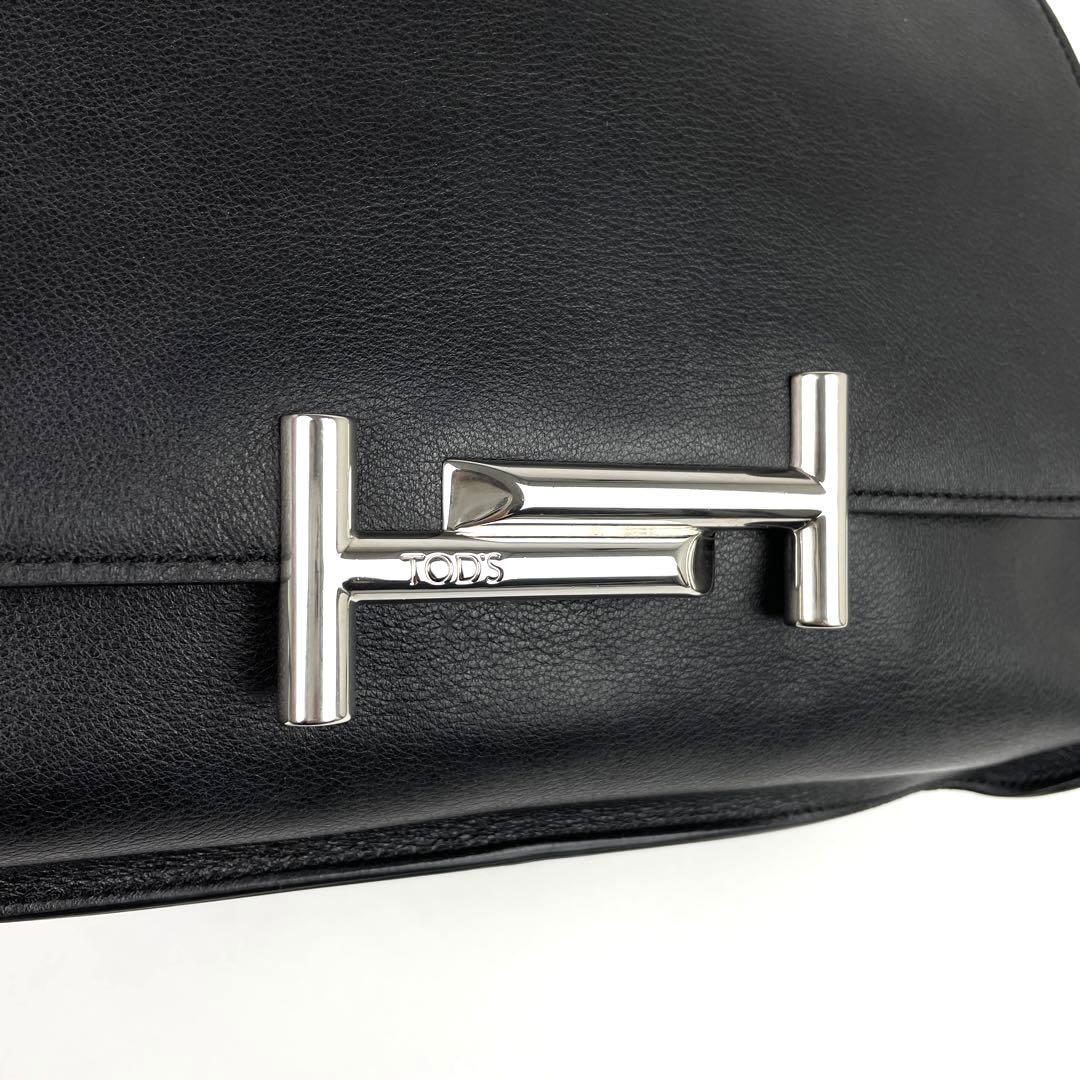 極美品 TOD'S トッズ ダブルT チェーン ショルダーバッグ 2way 極美品 TOD'S トッズ ダブルT チェーン ショルダーバッグ 2way