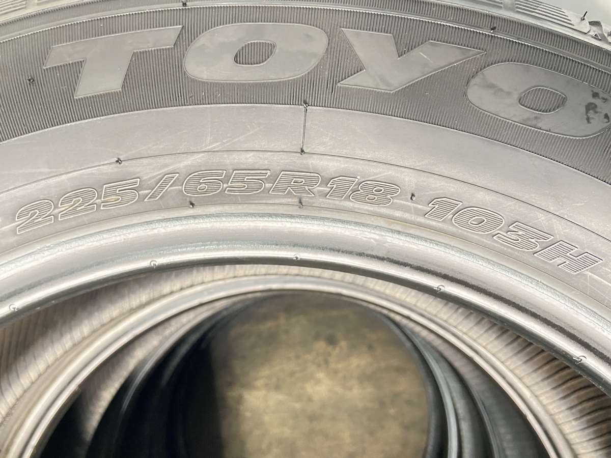 中古タイヤ サマータイヤ 4本セット 225/65R18 トーヨータイヤ プロクセス CF2 SUV_画像5