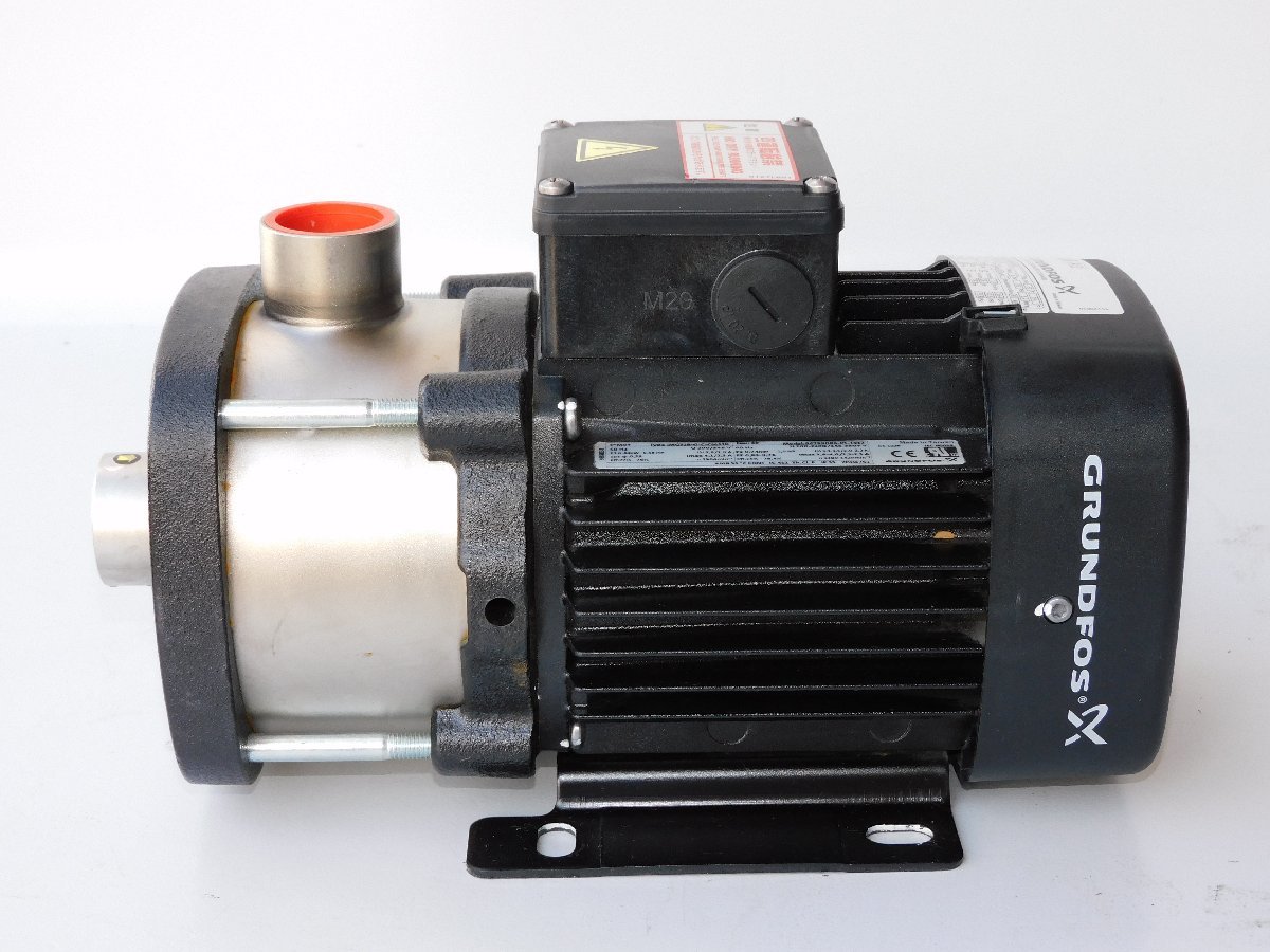 【送料無料/h】グルンドフォスポンプ CM3-3 D-R-I-V-AQQV G-A-A-N A-97681310-P1-1917 横型多段渦巻ポンプ 業務用 200V 本体のみ 中古