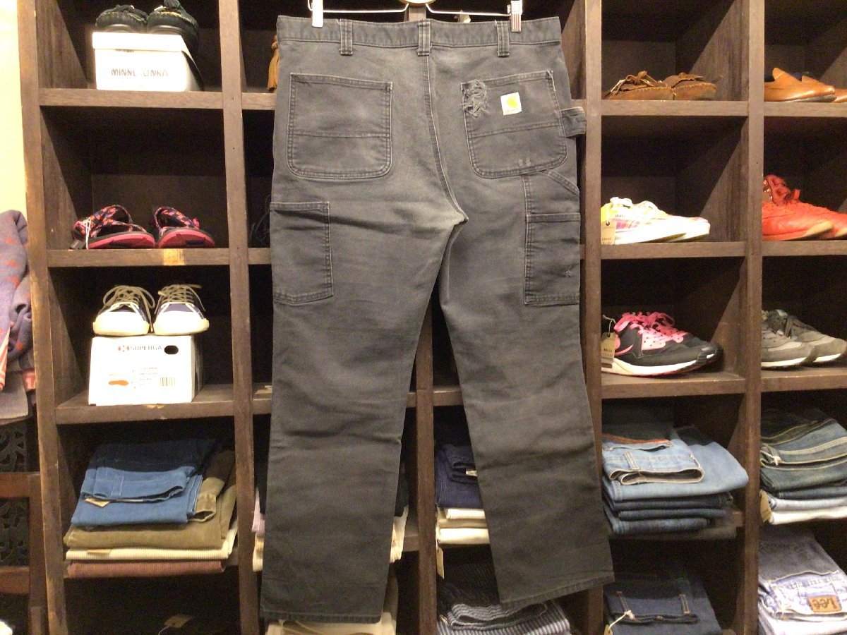 ビックサイズ CARHARTT STRAIGHT FIT DOUBLE KNEE DUCK PANTS SIZE 38 カーハート ストレート フィット ダブルニー ダック パンツ_画像2