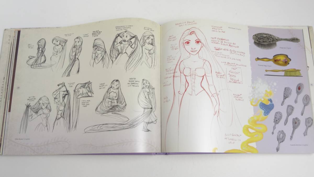 【英語】塔の上のラプンツェル★ディズニー★The Art of Tangled★Disney★洋書［30］_画像4