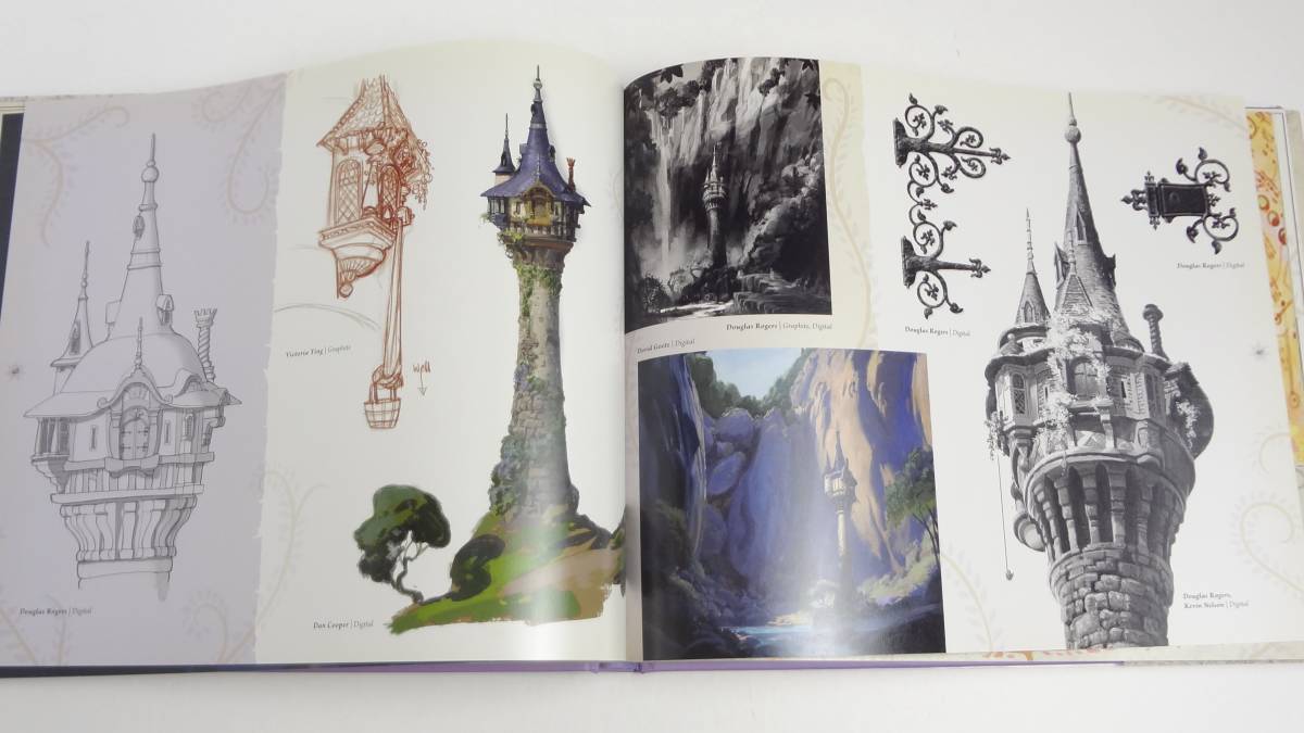 【英語】塔の上のラプンツェル★ディズニー★The Art of Tangled★Disney★洋書［30］_画像6