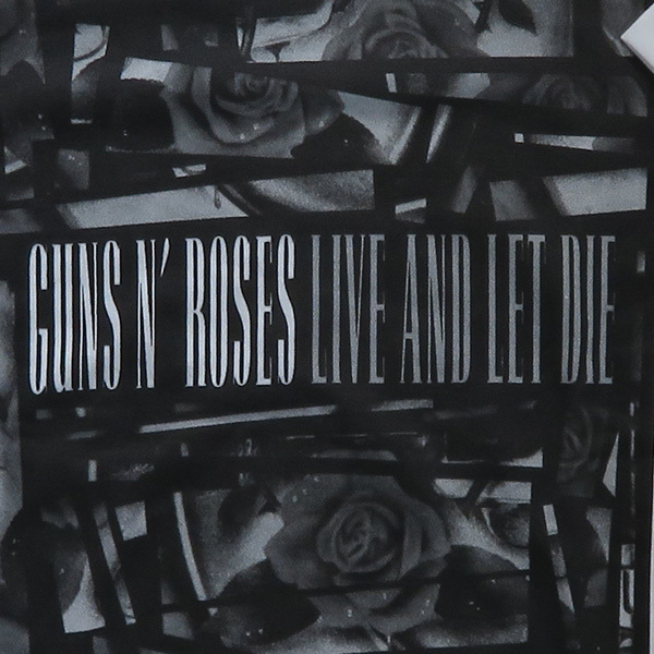 GUNS N' ROSES Live and Let Die Tシャツ★ガンズ・アンド・ローゼズ リヴ・アンド・レット・ダイ Mサイズ_画像3