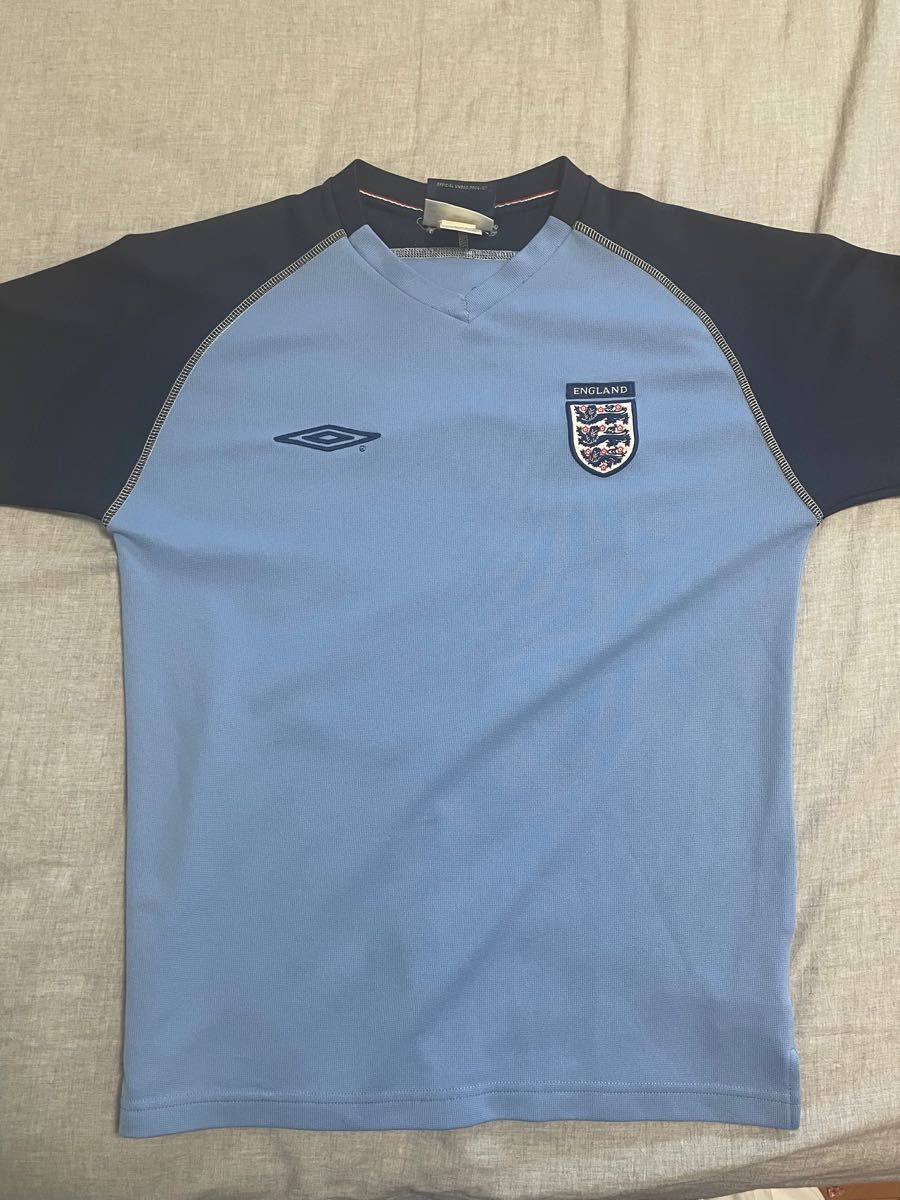 イングランド代表　アンブロ　サッカーシャツ　ゲームシャツ　ユニフォーム