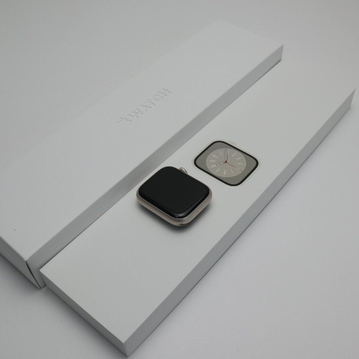 世界有名な 45mm Series8 Watch Apple 新品未使用 GPS 即日発送 土日祝発送 あすつく スマホ スターライト スマートウォッチ本体