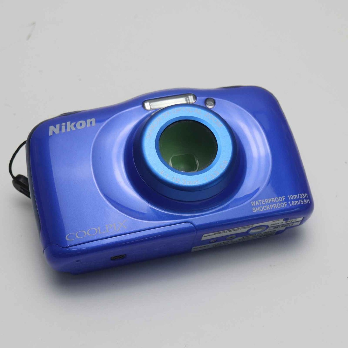 ヤフオク! - 超美品 COOLPIX W100 ブルー 即日発送 コンデ...