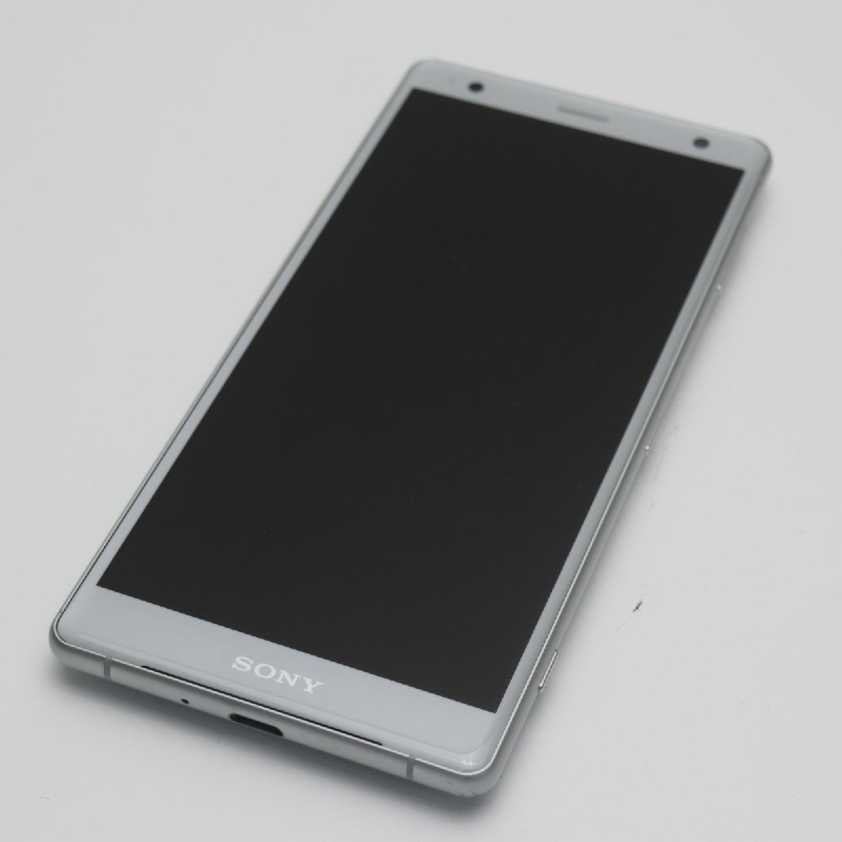 超美品 SOV37 Xperia XZ2 シルバー スマホ 即日発送 スマホ 白ロム 中古 au SONY あすつく 土日祝発送OK_画像1