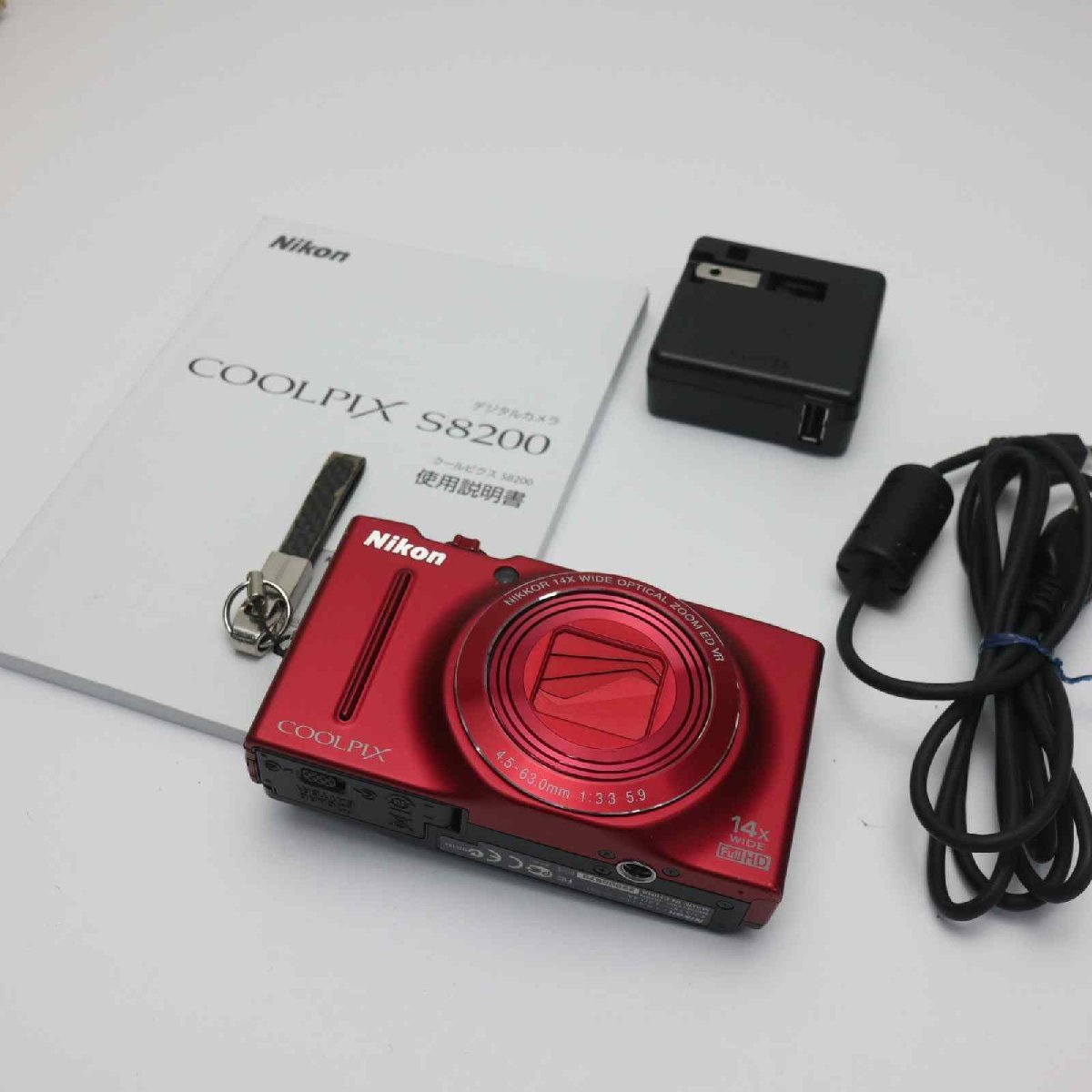 最新最全の ブリリアントレッド S8200 COOLPIX 美品 即日発送 土日祝