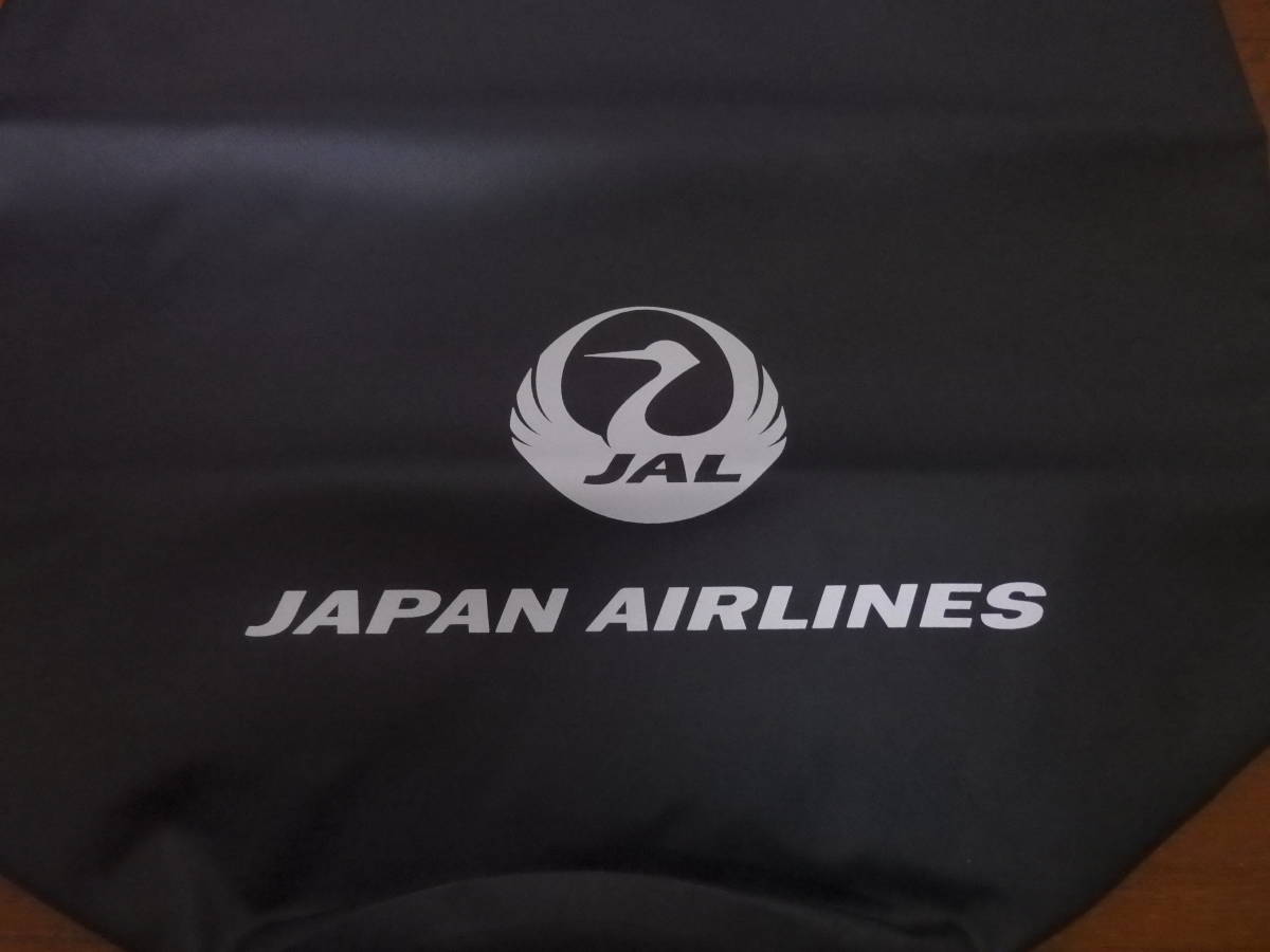 即決♪限定 新品未使用 JAL 日本航空 スポーツバッグ ショルダーバッグ 撥水 防水 羽田空港 アメニティグッズ ブラックの画像5