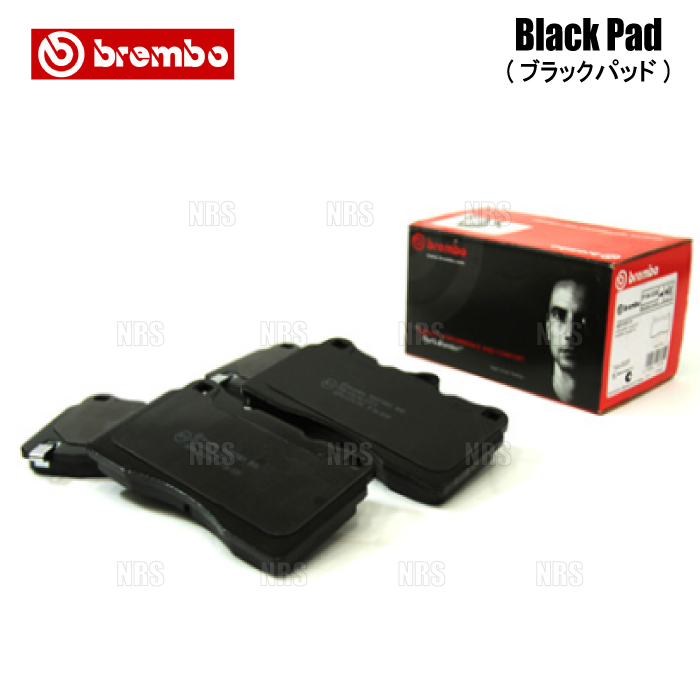 brembo ブレンボ Black Pad ブラックパッド (フロント) フェアレディZ Z32/CZ32/HZ32/GZ32/GCZ32 89/7～02/8 (P56-025_画像1